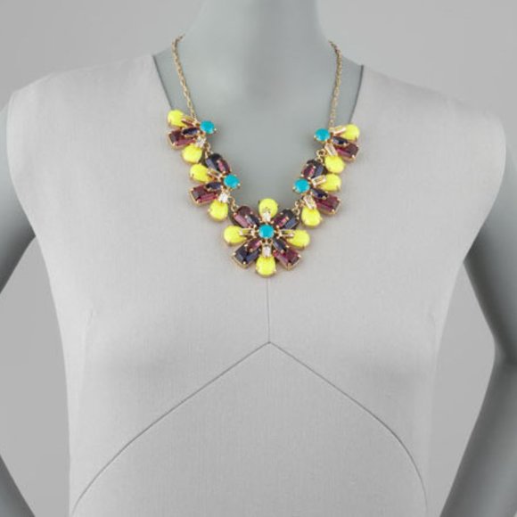 Kate Spade Kaleidoscope Floral Statement Necklace - Picture 1 of 4